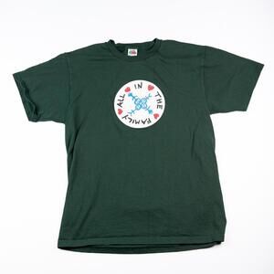 Vintage Relay For Life 2004 T-Shirt Green Cancer Awareness Golf Theme Men’s L